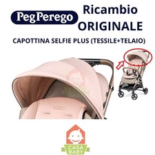 Capottina Ricambio Passeggino Selfie Plus Mon Amour Rosa Peg Perego