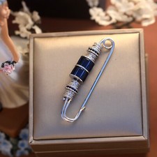 Spilla Argentato Trombone