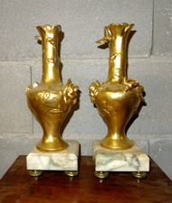 coppia di candelabri in