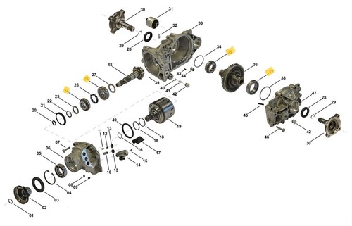 Kit cuscinetti differenziale - cuscinetti,