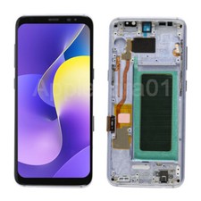 Per Samsung Galaxy S8 SM-G950 piccolo display OLED ricambio schermo grigio orchidea