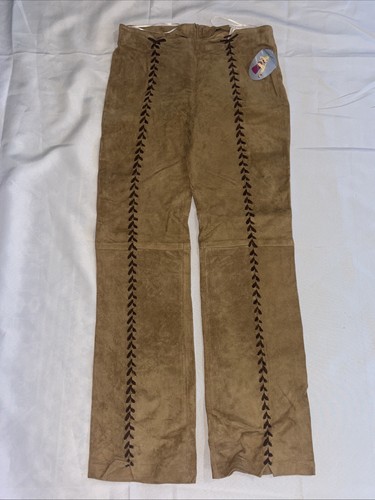 Pantaloni pelle vintage fifi - pelle,