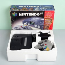 NINTENDO 64 CONSOLE N64 PAL COMPLETA CON SCATOLA, POLISTIROLO E LIBRETTI FRA