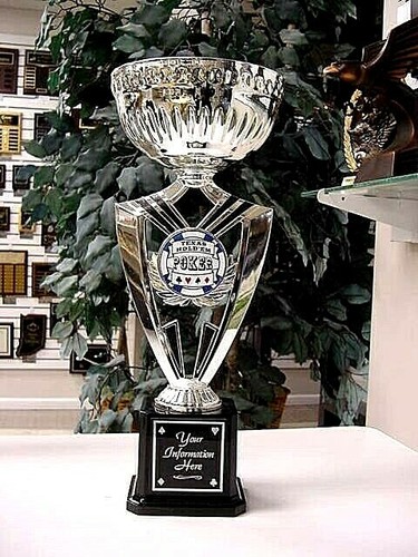 Poker coppa argento trofeo - poker,