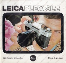 Leitz Leica Leicaflex SL2 Photo camera catalogue advertisement *booklet