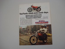 advertising Pubblicità 1978 MOTO FANTIC TX-250 TRIAL 125 cc