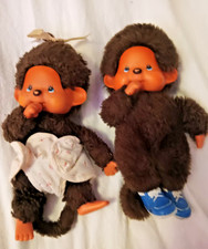 2 Vintage Monchichi Doll