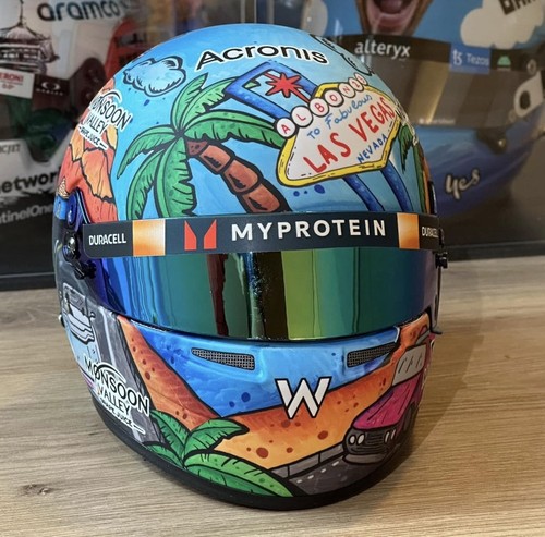 Casco alex albon - albon, las