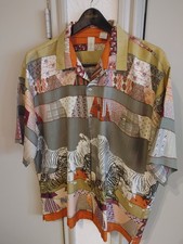 Camicia uomo seta multicolore
