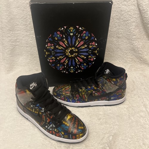 Nike dunk high - high, stained