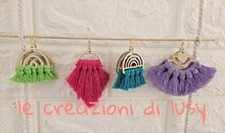 orecchini macrame' fatti a mano