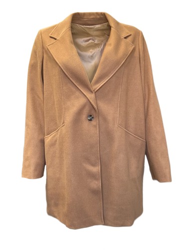 Cappotto olio camel - cappotto, da