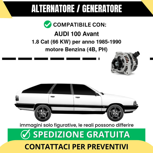 Alternatore audi 100 avant 8 - alternatore,