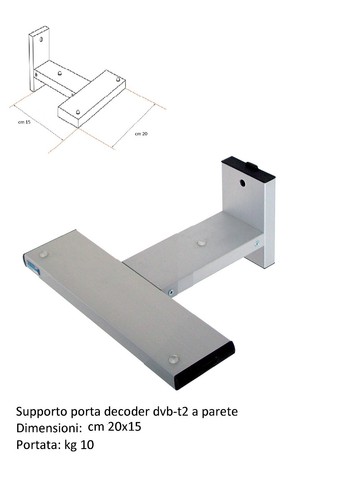 Supporto porta decoder dvbt2 - supporto, a