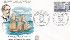 FRANCE 1970 FDC MAURICE DE BROGLIE YT 1627