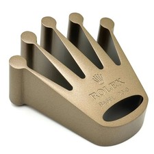 Raro autentico fermacarte Rolex bronzo regalo VIP di Baselworld 2010 con scatola