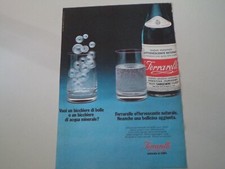 advertising Pubblicità 1974 ACQUA FERRARELLE