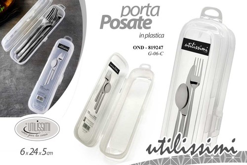 Portaposate custodia posate