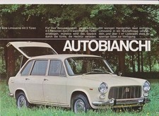 Autobianchi Primula 09.1967 depliant / brochure tedesco / tedesco