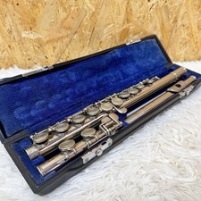 Flauto YAMAHA YFL-23 NICKEL SILVER strumento musicale vintage con custodia da...