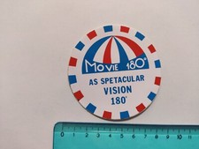 ADESIVO MOVIE 180 AS SPETACULAR VISION STICKER AUTOCOLLANT VINTAGE 80s ORIGINAL