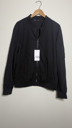 Bomber uomo nero zara - zara, nuovo