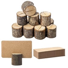 12  Segnaposto nel Legno di