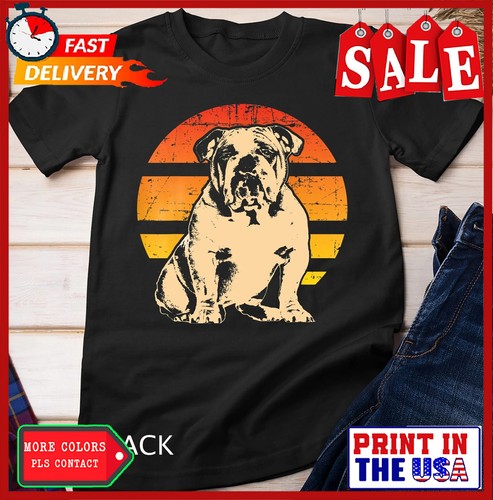 Shirt bulldog inglese retrò - t-shirt,