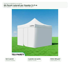 Kit Pareti Laterali per Gazebo