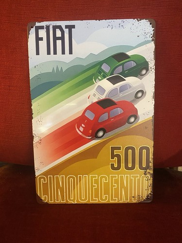 Insegna pubblicitaria latta - in,