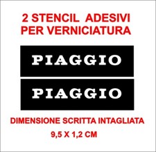 Adesivi stencil sella vespa - stencil,