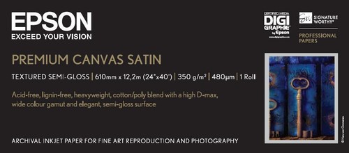 Epson premium canvas satin - canvas,