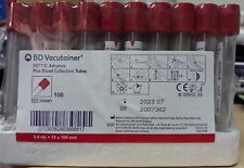 100 PROVETTE STERILI BD VACUTAINER SST TAPPO ROSSO 5ml REF 366881