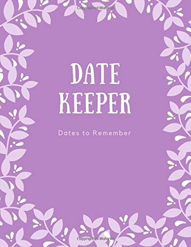 Dates remember book - dates, to