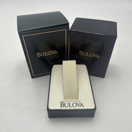 Bulova watch box set - box, vetrina