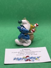 PUFFI SMURFS PUFFO CON SACCO DI REGALI NATALIZIO NATALE CHRISTMAS TOY SACK 51904