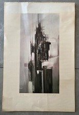 Litografia L. Gobbi numerata 1/16. 42x64