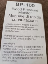 CASIO BP-100 MANUALE RAPIDA CONSULTAZIONE SENZA AUDIOCASSETTA