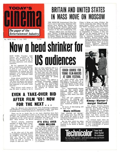 Todays cinema 1952 1975 - todays, back