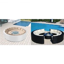 Divano rotondo scomponibile