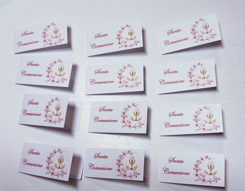 Bigliettini comunione - 🌸, 33