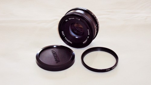 Yashica 50mm 9n obiettivo - 50mm, f.
