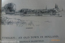 Nymegen Nijmegen Old Dutch Town Holland Victorian Antique Article 1891 Groote 