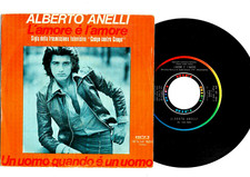 ALBERTO ANELLI L'amore è L'amore / Un Uomo Quando è un Uomo  45 Giri RIFI 1972