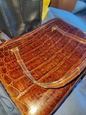 2 borse Vero coccodrillo vintage