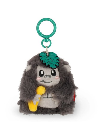 Portachiavi peluche gorilla - portachiavi,