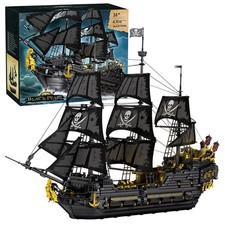 4304PCS nero perla nave pirata