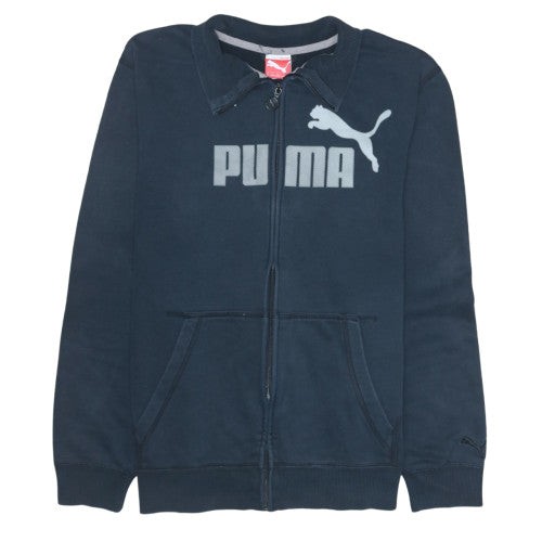 Felpa puma uomo blu con - puma,