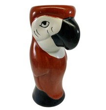 Vaso ceramica pappagallo ara