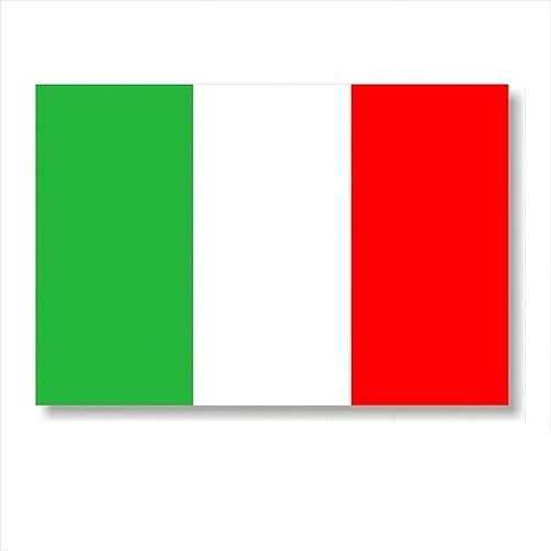 Adesivo bandiera italiana - adesivo,